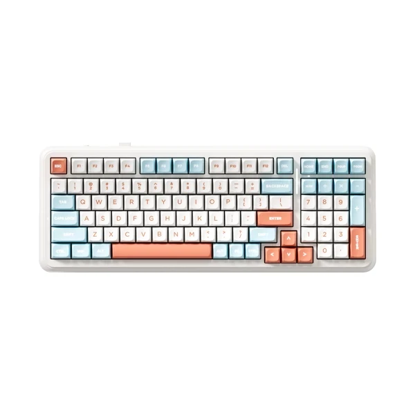 Bežična gaming tastatura MCHOSE K99 V2 Mehanička horizon orange