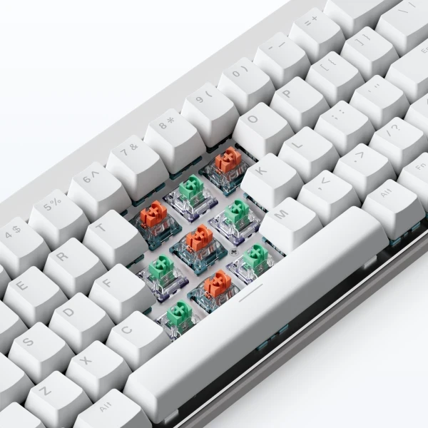 Gaming tastatura MCHOSE Ace 68 Air Ultra Esports Magnetic Switch snow white