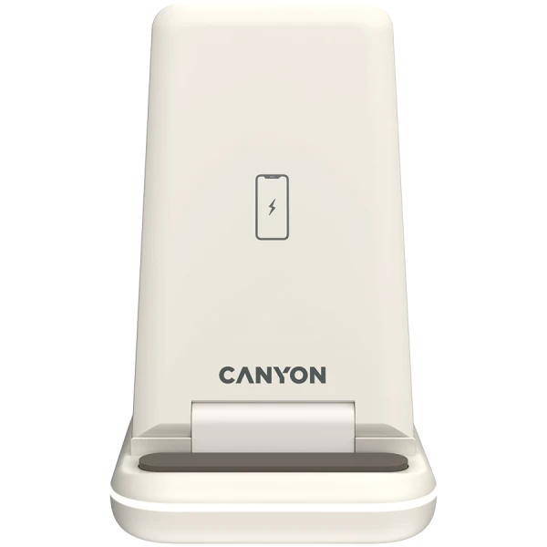 CANYON wireless charger WS-304 15W 3in1 Cosmic Latte ( CNS-WCS304CL ) 