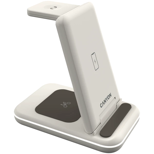 CANYON wireless charger WS-304 15W 3in1 Cosmic Latte ( CNS-WCS304CL ) 