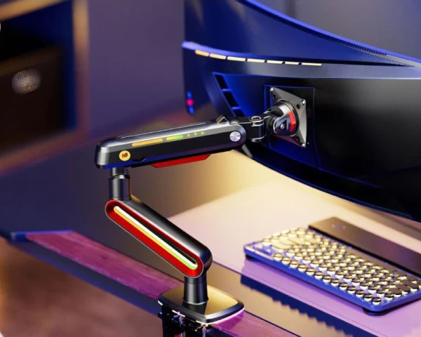 NORTH BAYOU L60 Gaming stoni nosač za monitor mat crni 