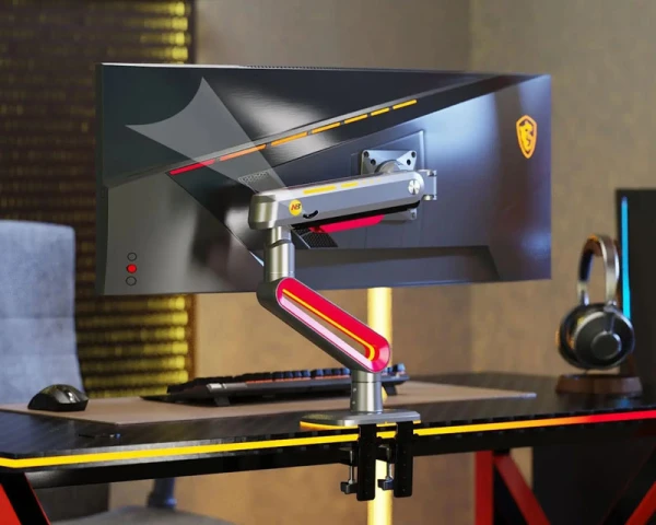 NORTH BAYOU L60 Gaming stoni nosač za monitor mat crni 