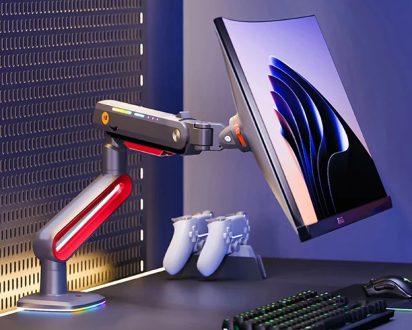 NORTH BAYOU L60 Gaming stoni nosač za monitor mat crni 