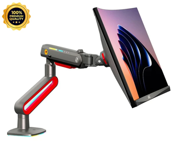 NORTH BAYOU L60 Gaming stoni nosač za monitor mat crni 