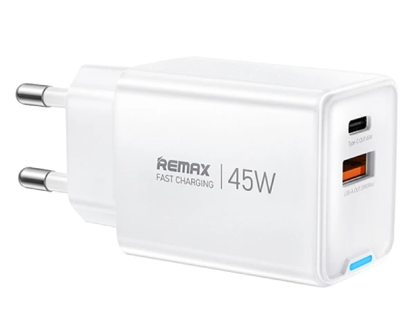 REMAX Strujni Fast punjac GAN A+ C 45W beli 