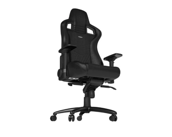 NOBLECHAIRS EPIC Real Leather Gaming stolica crna 