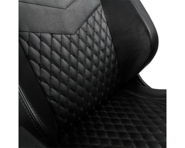 NOBLECHAIRS EPIC Real Leather Gaming stolica crna 