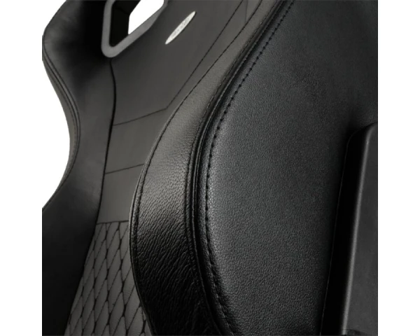 NOBLECHAIRS EPIC Real Leather Gaming stolica crna 
