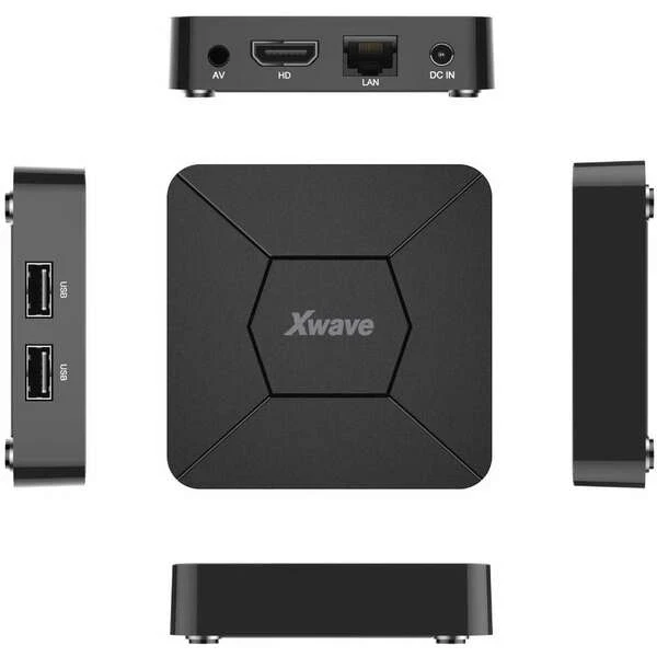 Android TV Box Xwave Q5 4K2GB RAM16GB ROMHDMILANWiFiUSB
