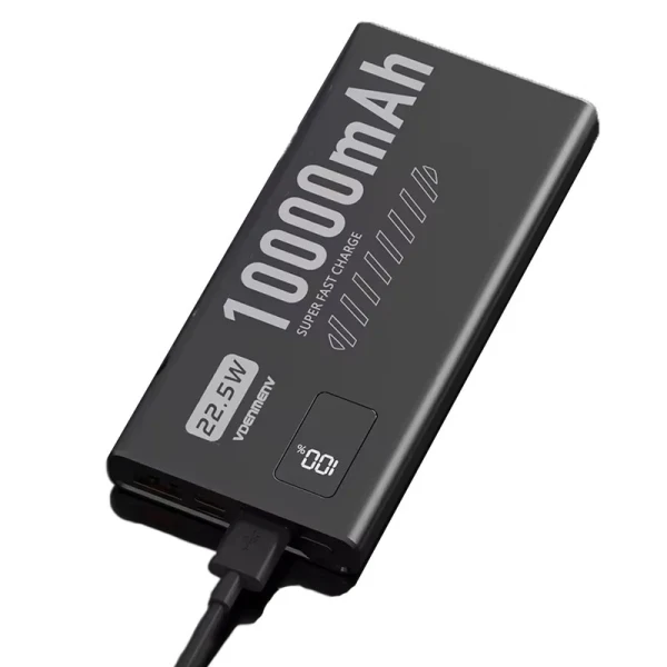 Power bank Denmen DP43 10000Mah Fast PD20W QC3.0 2xTypeC1xUSB-A Crni