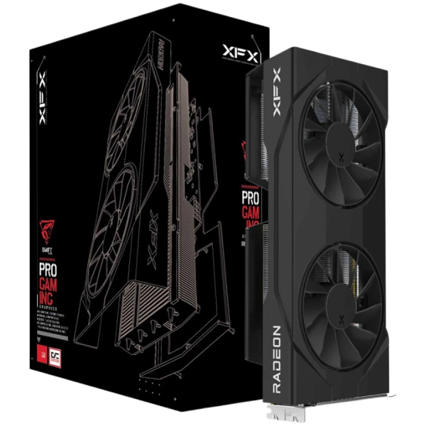 XFX Swift AMD Radeon RX 9060 XT OC 16GB GDDR6 128-bit HDMI 2x DP ( RX-96TSW16BQ ) 