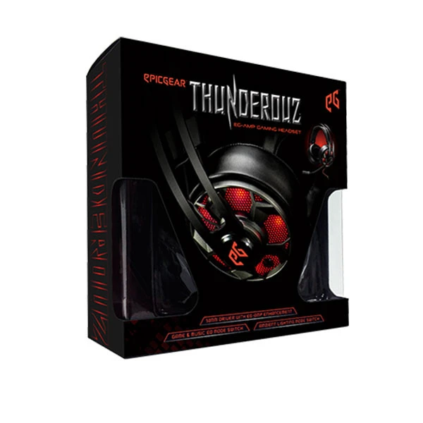 Slušalice sa mikrofonom EpicGear Thunderouz USB3,5mm crne