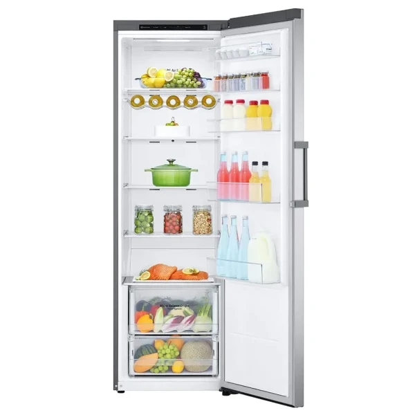 Frižider, Total No Frost, E, 386 litara, Door Cooling+™, Stalak za flaše, ŠxVxD: 59,5x186x70,7 cm, Srebrna ( GLT51PZGSZ ) 