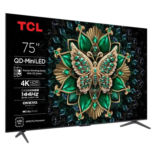 Televizor TCL 75C6KMiniLED-QLED75''4K UHD144HzGoogle TVcrna' ( '75C6K' ) 