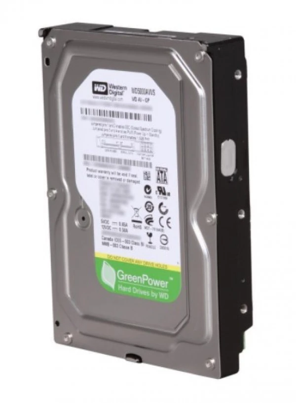 HDD 3.5 * 500GB WD5000AVVS WD AV-GP GREEN 5400RPM 8MB SATA (1199)