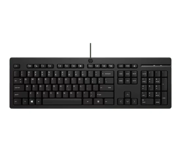 HP 125 G2 Wired Keyboard USB-A ADR, Black, YU ( AY2Y7AA ) 
