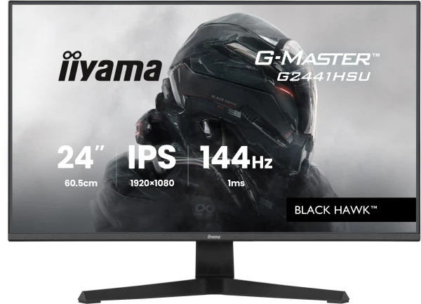24 inch IPS Gaming G-Master Black Hawk FreeSync 1920x1080 144Hz 300cdm2 HDMI DisplayPort 1ms MPRT Adaptive Sync Speakers USB 2x 2.0 Black T