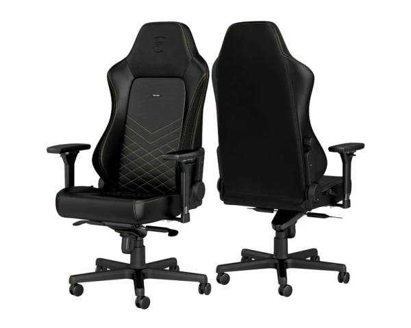 NOBLECHAIRS HERO Gaming stolica crno-zlatna 
