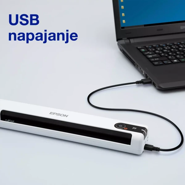 Scanner WorkForce DS-70, Portable, CIS, A4, 5,5 s/page, USB, 0,27kg ( B11B252402 ) 