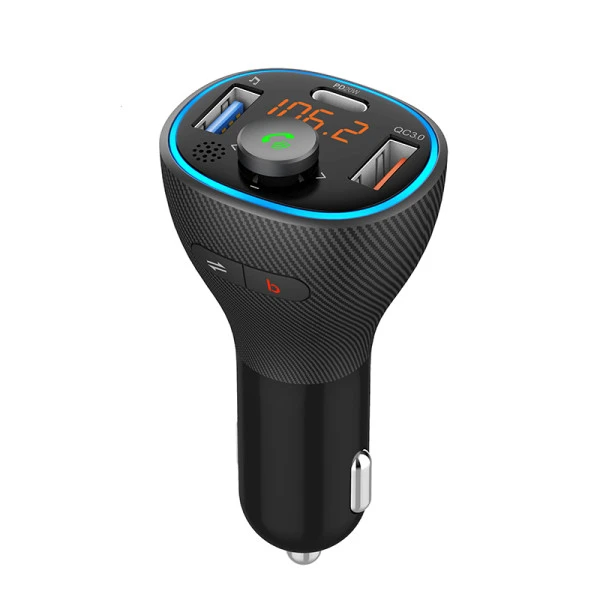 Xwave BT 87 FM transmiter za kola,Bluetooth LED Display,BASS booster,PD20W+QC3.0 brzo punjenje,38W 