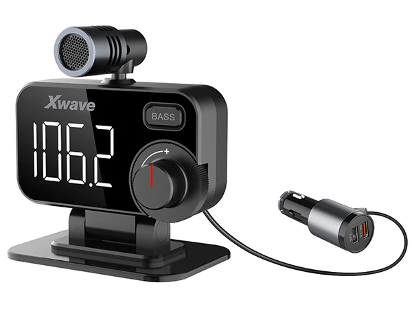 Xwave BT92 FM transmiter za kola,Bluetooth,LCD,Mp3,wma,flac,SD,2xUSB punjenje 