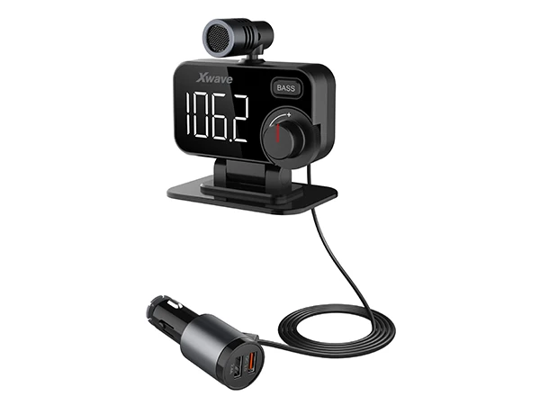 Xwave BT92 FM transmiter za kola,Bluetooth,LCD,Mp3,wma,flac,SD,2xUSB punjenje 