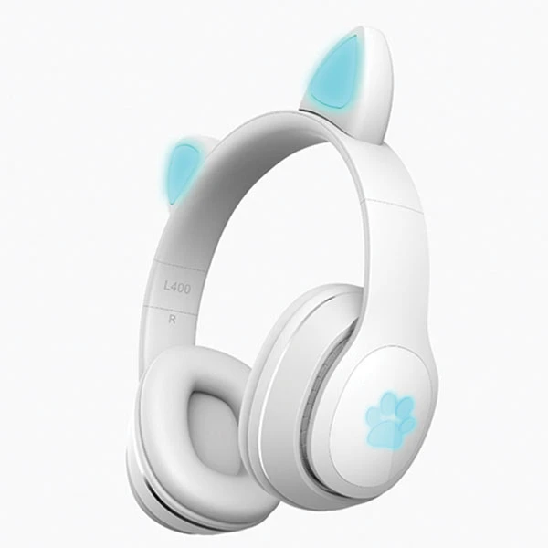 Xwave L400 white Bluetooth slušalice stereo sa mikrofonom/v5.3/Aux/microSD 