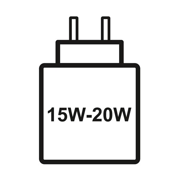 Xwave H20AC 20w Brzi ZIDNI punjač za mobilne,tablete, usb-C usb-A ,CRNI 