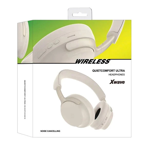 Xwave QC56 white Bluetooth slušalice stereo sa mikrofonom/v5.3/FM/Aux/microSD 