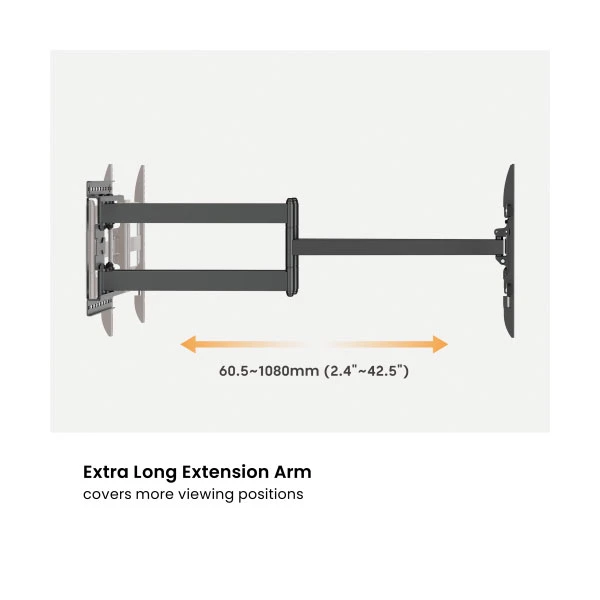 Xstand 43-90 all around Nosač za TV/FULL MOTION/nagib+3 do-12/rotac.60/VESA 800X400/60kg/60-1080mm 