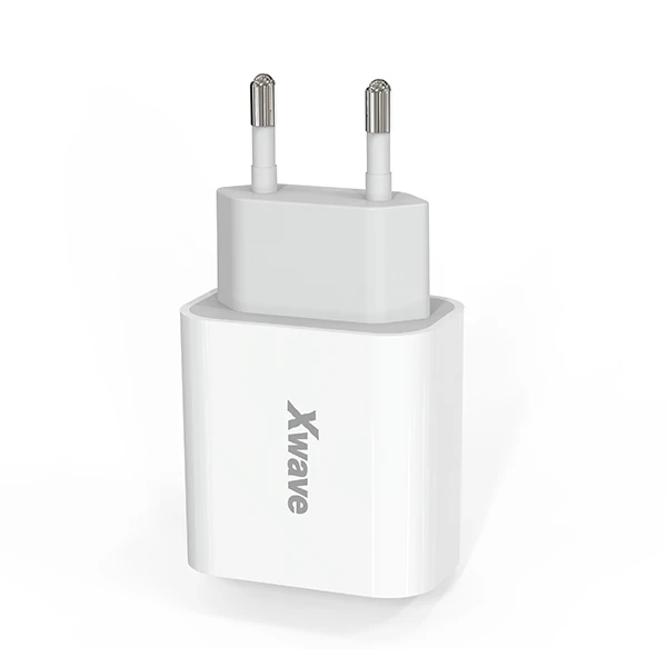 Xwave H20C 20w Brzi ZIDNI punjač za mobilne,tablete, usb C ,Beli 