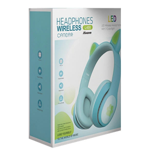 Xwave L400 green Bluetooth slušalice stereo sa mikrofonom/v5.3/Aux/microSD 