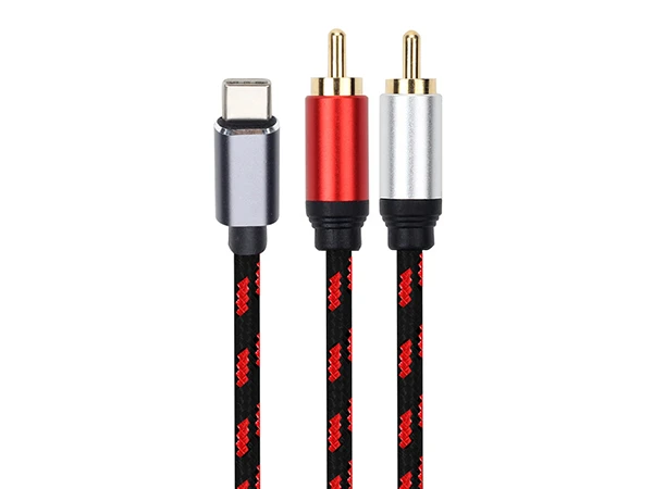 Xwave Audio kabl Tip C na 2 RCA 1,5m 