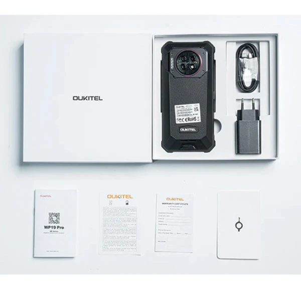 Oukitel WP19 pro black Rugged Smartphone 8GB/256GB/22000mAh/Android13 