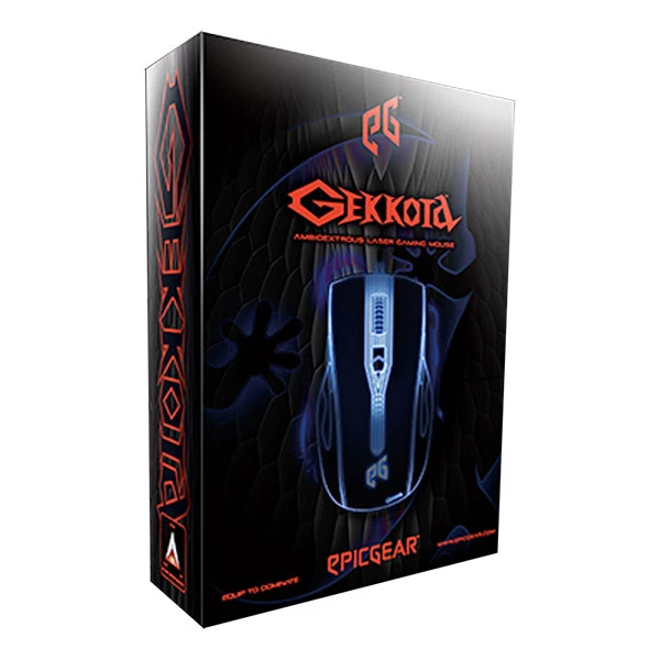 EPICGEAR Gekkota white Gaming Laserski miš/USB/do 8200dpi/11 tastera/1.8m kabl 