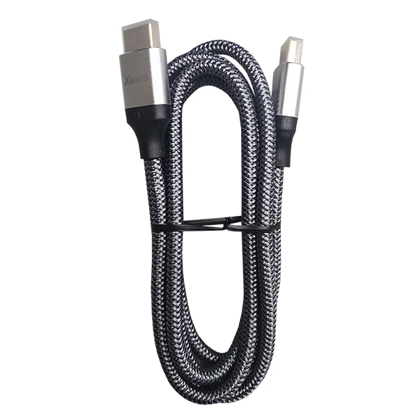 Xwave Kabl HDMI 2.1 8K 1.5m HDR,upleten,30AWG,golden plate,blister 