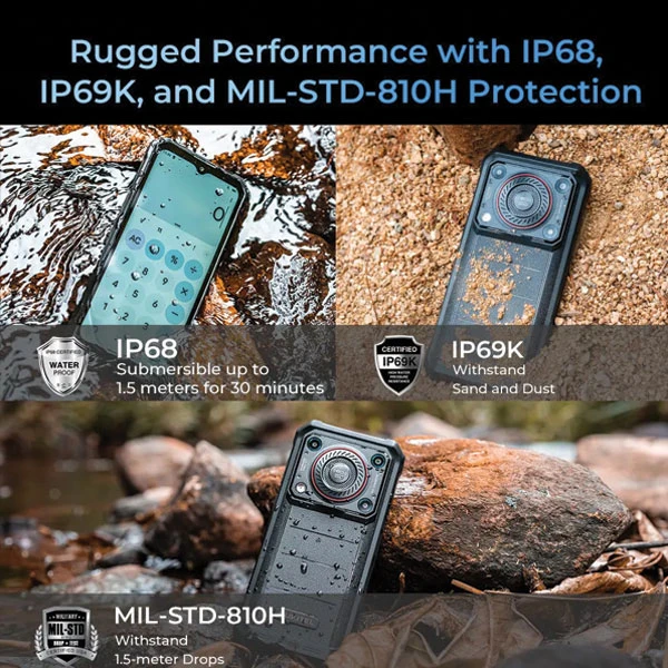 Oukitel WP36 pro Rugged Smartphone 6+18GB/256GB/10600mAh/Android14 
