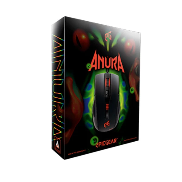 EPICGEAR AnurA Gaming miš HDST/Laser/Optički/USB/do 6030dpi/11 tastera/2m kabl/ Crna 