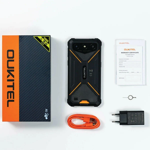 Oukitel G3 Rugged Smartphone 4G/4GB+64GB/6300mAh/13MP+2MP/5MP/NFC/Android14 