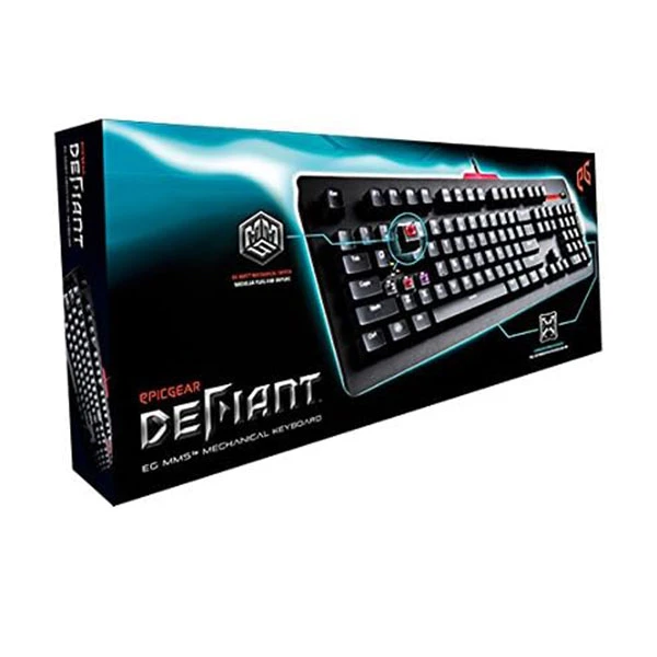 EPICGEAR DeFiantBlack/Black,Nordic,EG,Purple tastatura sa LED pozad. osvetljenjem 