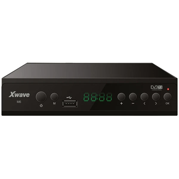 Xwave M6 DVB-T2 Set top box ,LED,HDMI,RF,USB ,media player
