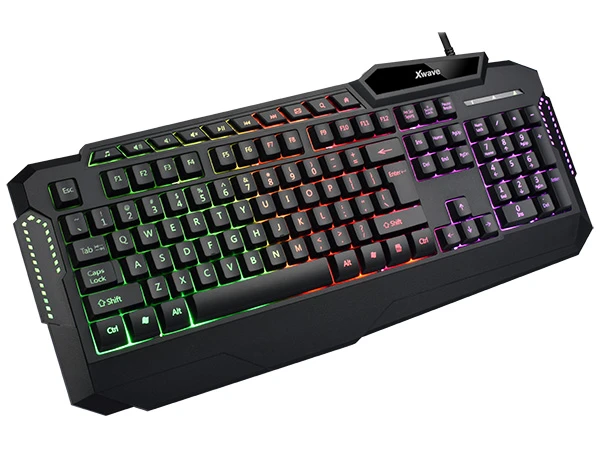 Xwave gaming tastatura multimedijalna sa RGB osvetljenjem XL02 Crna