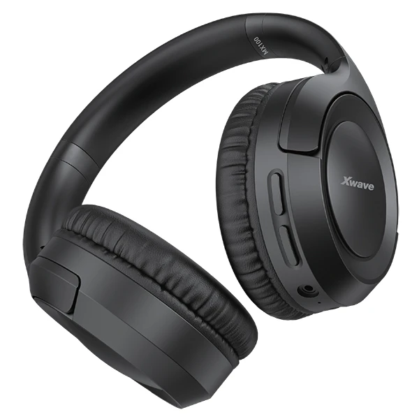 Xwave MX100 black Bluetooth slušalice stereo sa mikrofonom/v5.3/FM/Aux/microSD 