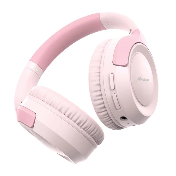 Xwave MX100 pink Bluetooth slušalice stereo sa mikrofonom/v5.3/FM/Aux/microSD 