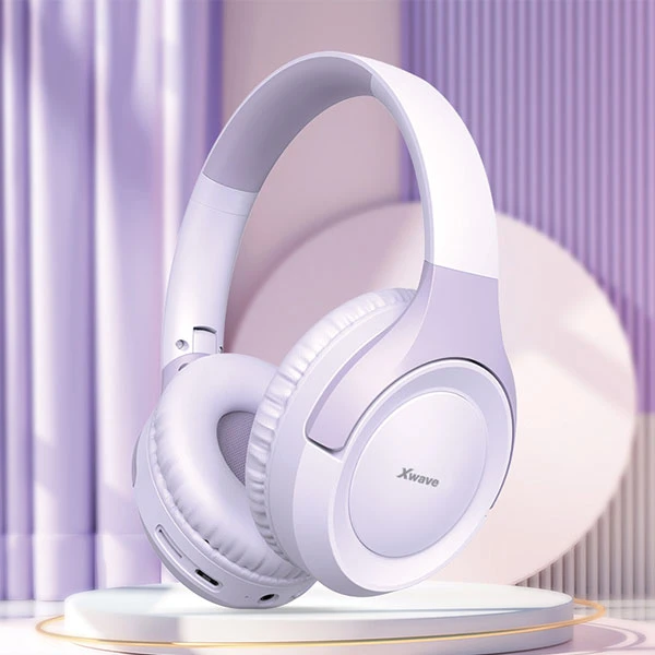 Xwave MX100 purple Bluetooth slušalice stereo sa mikrofonom/v5.3/FM/Aux/microSD 