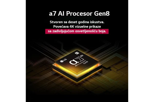 LG 75'' (189 cm) 4K HDR Smart UHD LED TV, 60Hz, HDR10 / HLG, webOS 25, 2025 ( 75UA74003LB ) 