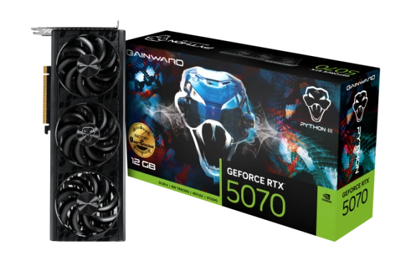 SVGA Gainward RTX 5070 Python III OC 12GB GDDR7 192bit, NE75070S19K9-GB2050T