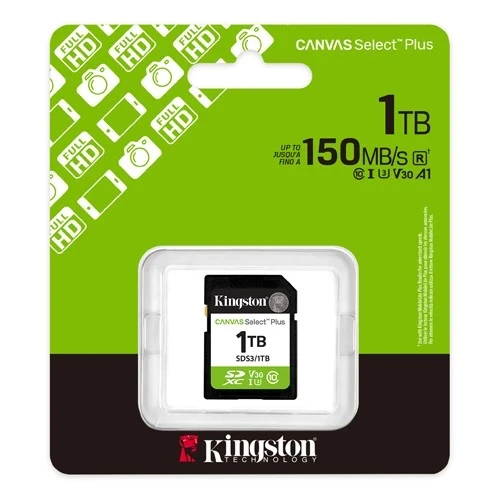 Micro SD Card 1TB Kingston SDS31TB class 10 150MBs