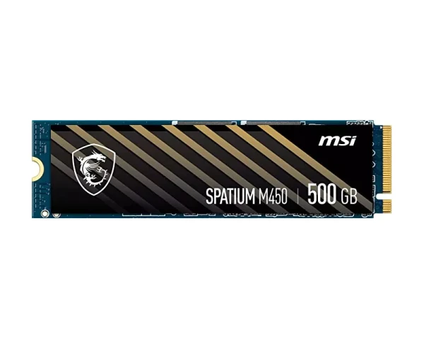 MSI SPATIUM M450 500GB  PCIe 4.0 NVMe M.2 V1 SSD 