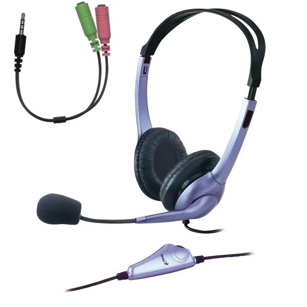 Slušalice sa mikrofonom Genius HS-04S Single Jack + USB C